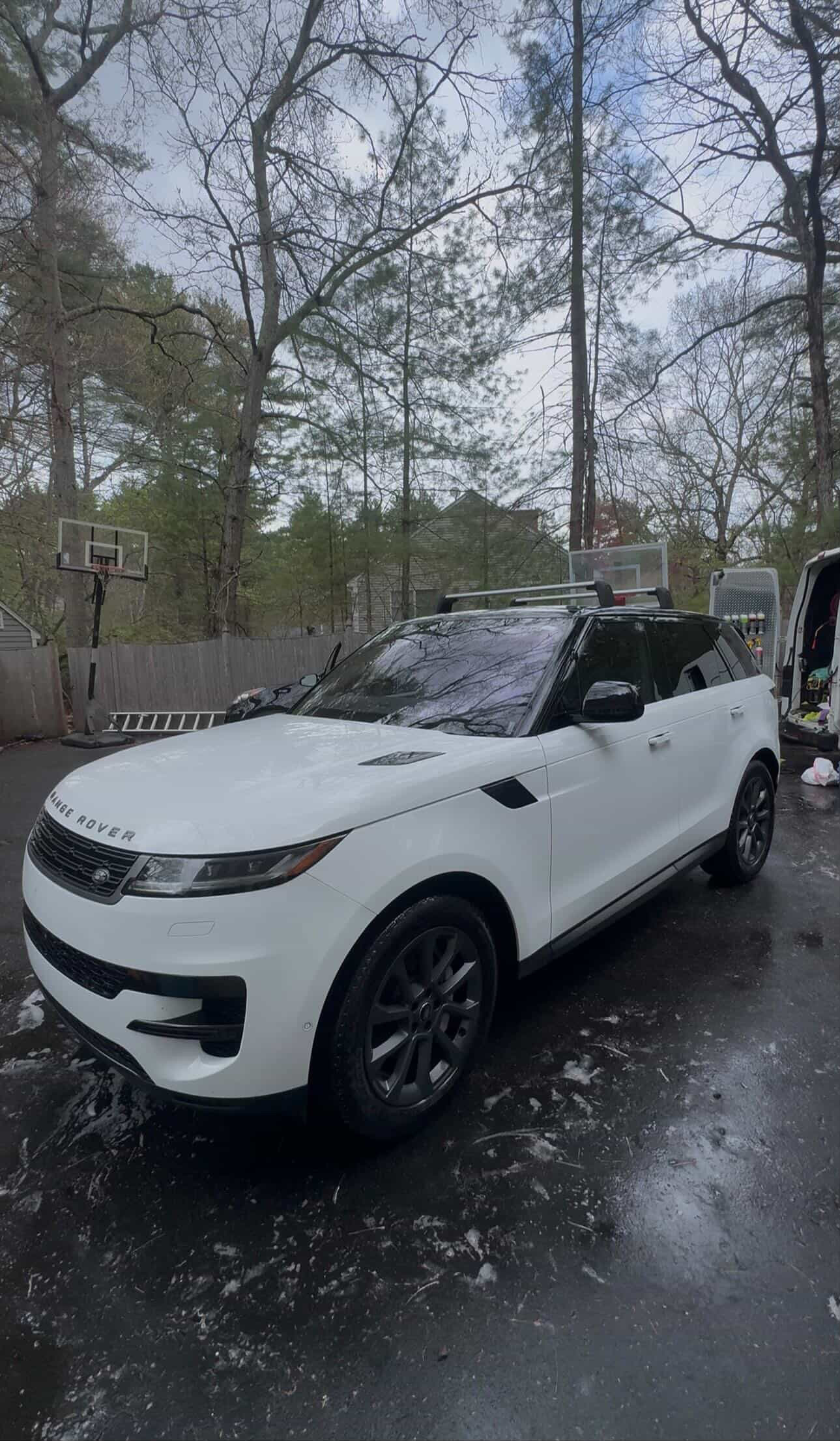 Clean Range Rover Sport after full mobile detail